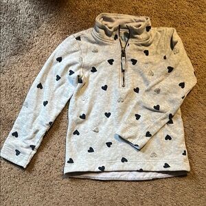 Stitch Fix Kids - Joules Grey Heart Print Pullover